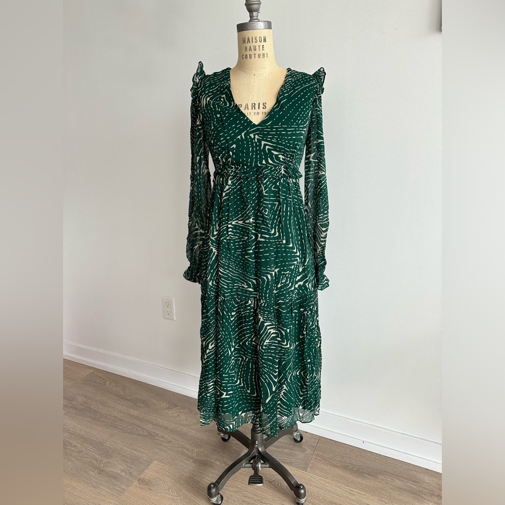 ba&sh Gabriela Printed Midi Dress